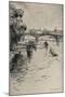 The Pont Du Carrousel, 1915-Frank Milton Armington-Mounted Giclee Print