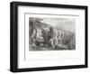 The Pont Du Gard, Near Nismes-Thomas Allom-Framed Giclee Print