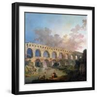 The Pont Du Gard, Nimes, circa 1786-Hubert Robert-Framed Giclee Print