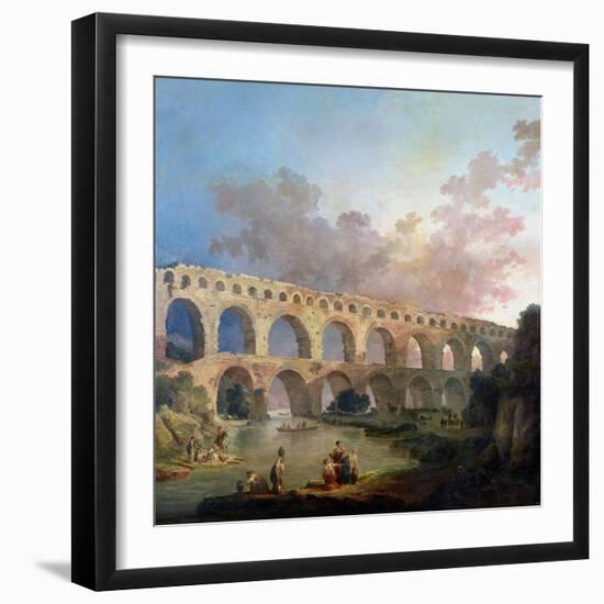The Pont Du Gard, Nimes, circa 1786-Hubert Robert-Framed Giclee Print