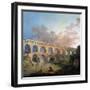 The Pont Du Gard, Nimes, circa 1786-Hubert Robert-Framed Giclee Print