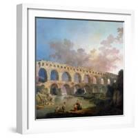 The Pont Du Gard, Nimes, circa 1786-Hubert Robert-Framed Giclee Print