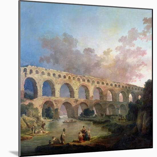 The Pont Du Gard, Nimes, circa 1786-Hubert Robert-Mounted Giclee Print