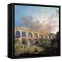 The Pont Du Gard, Nimes, circa 1786-Hubert Robert-Framed Stretched Canvas