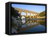 The Pont du Gard Roman Aquaduct Over the Gard River, Avignon, France-Jim Zuckerman-Framed Stretched Canvas