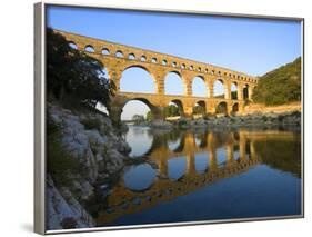 The Pont du Gard Roman Aquaduct Over the Gard River, Avignon, France-Jim Zuckerman-Framed Photographic Print