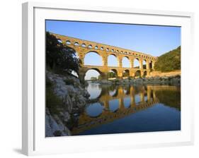 The Pont du Gard Roman Aquaduct Over the Gard River, Avignon, France-Jim Zuckerman-Framed Photographic Print