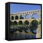 The Pont Du Gard, Roman Aqueduct, Gard Near Nimes, Languedoc, France, Europe-Ruth Tomlinson-Framed Stretched Canvas