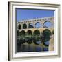 The Pont Du Gard, Roman Aqueduct, Gard Near Nimes, Languedoc, France, Europe-Ruth Tomlinson-Framed Photographic Print
