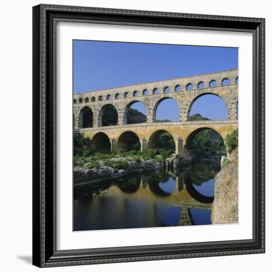 The Pont Du Gard, Roman Aqueduct, Gard Near Nimes, Languedoc, France, Europe-Ruth Tomlinson-Framed Photographic Print