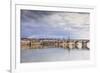 The Pont Jacques-Gabriel across the River Loire in Blois, Loir-et-Cher, Centre-Val de Loire, France-Julian Elliott-Framed Photographic Print