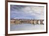 The Pont Jacques-Gabriel across the River Loire in Blois, Loir-et-Cher, Centre-Val de Loire, France-Julian Elliott-Framed Photographic Print