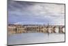 The Pont Jacques-Gabriel across the River Loire in Blois, Loir-et-Cher, Centre-Val de Loire, France-Julian Elliott-Mounted Photographic Print