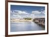 The Pont Jacques Gabriel in Blois, Loir-et-Cher, Centre-Val de Loire, France, Europe-Julian Elliott-Framed Photographic Print