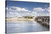 The Pont Jacques Gabriel in Blois, Loir-et-Cher, Centre-Val de Loire, France, Europe-Julian Elliott-Stretched Canvas