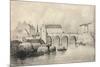 The Pont Marie, 1915-Pernot-Mounted Giclee Print