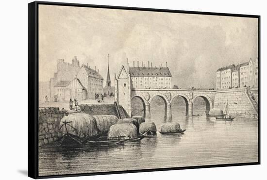 The Pont Marie, 1915-Pernot-Framed Stretched Canvas