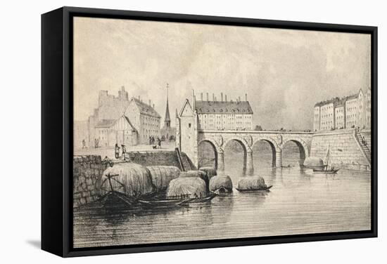 The Pont Marie, 1915-Pernot-Framed Stretched Canvas