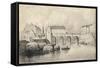 The Pont Marie, 1915-Pernot-Framed Stretched Canvas