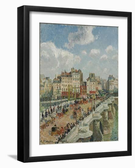 The Pont-Neuf, 1902-Camille Pissarro-Framed Giclee Print