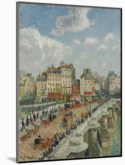 The Pont-Neuf, 1902-Camille Pissarro-Mounted Giclee Print