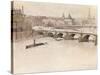 The Pont Neuf, 1915-Eugene Bejot-Stretched Canvas