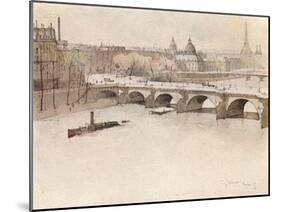 The Pont Neuf, 1915-Eugene Bejot-Mounted Giclee Print