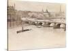 The Pont Neuf, 1915-Eugene Bejot-Stretched Canvas