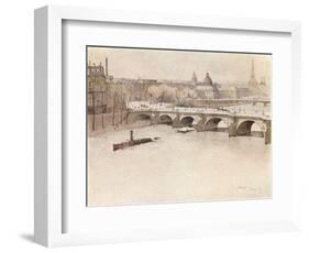 The Pont Neuf, 1915-Eugene Bejot-Framed Giclee Print