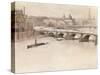 The Pont Neuf, 1915-Eugene Bejot-Stretched Canvas