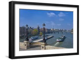 The Pont Neuf And Seine River-Cora Niele-Framed Giclee Print