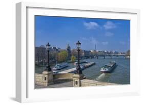 The Pont Neuf And Seine River-Cora Niele-Framed Giclee Print