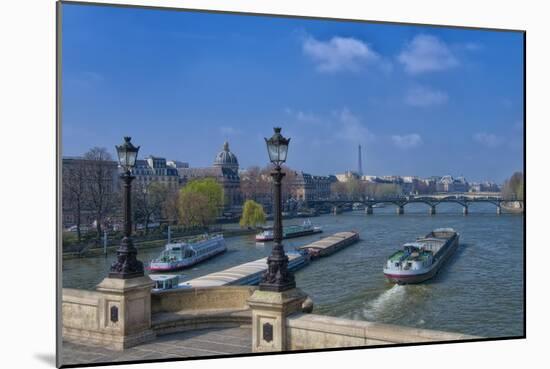 The Pont Neuf And Seine River-Cora Niele-Mounted Giclee Print