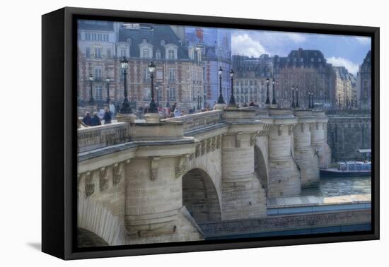 The Pont Neuf I-Cora Niele-Framed Stretched Canvas