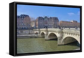 The Pont Neuf II-Cora Niele-Framed Stretched Canvas