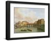 The Pont Neuf, Ile De La Cite, Paris Mint and Conti Quay, 1832-Guiseppe Canella-Framed Giclee Print