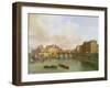 The Pont Neuf, Ile De La Cite, Paris Mint and Conti Quay, 1832-Guiseppe Canella-Framed Giclee Print