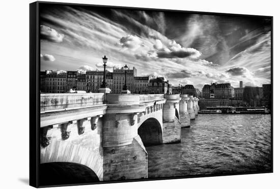 The Pont Neuf in Paris - France-Philippe Hugonnard-Framed Stretched Canvas