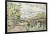 The Pont Neuf, Paris, 1927-Paul Signac-Framed Giclee Print