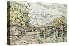 The Pont Neuf, Paris, 1927-Paul Signac-Stretched Canvas