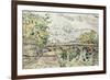 The Pont Neuf, Paris, 1927-Paul Signac-Framed Giclee Print