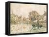 The Pont Neuf, Paris-Paul Signac-Framed Stretched Canvas