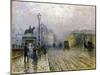 The Pont Neuf, Paris-Giuseppe De Nittis-Mounted Giclee Print