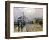 The Pont Neuf, Paris-Giuseppe De Nittis-Framed Giclee Print