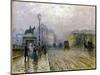 The Pont Neuf, Paris-Giuseppe De Nittis-Mounted Giclee Print