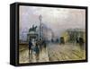 The Pont Neuf, Paris-Giuseppe De Nittis-Framed Stretched Canvas