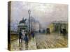 The Pont Neuf, Paris-Giuseppe De Nittis-Stretched Canvas