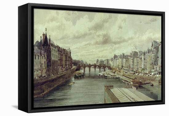 The Pont Neuf, Paris-Thomas Shotter Boys-Framed Stretched Canvas