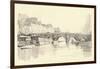 The Pont Neuf Seen from the Locks, 1915-Herman Armour Webster-Framed Giclee Print