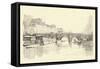 The Pont Neuf Seen from the Locks, 1915-Herman Armour Webster-Framed Stretched Canvas